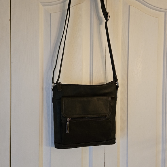 Giani Bernini Nappa Leather Venice Crossbody - Picture 1 of 5